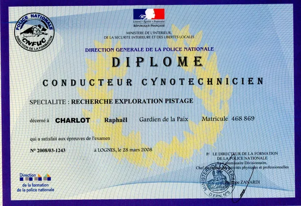 Diplôme Conducteur de piste